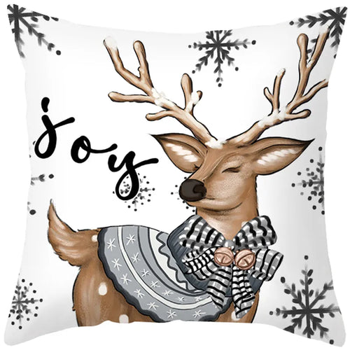 45cm Merry Christmas Cushion Cover Pillowcase 2023 Christmas