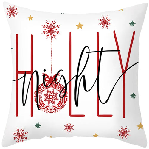 45cm Merry Christmas Cushion Cover Pillowcase 2023 Christmas