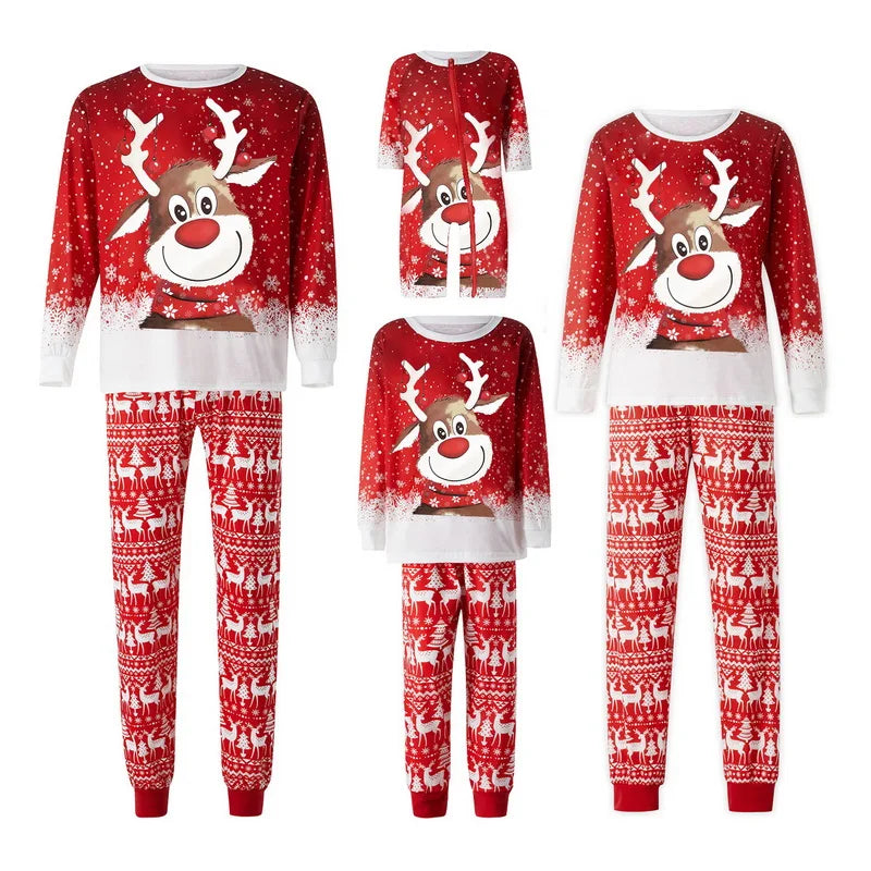 Christmas Family Matching Pajamas Adults Kids Family Outfit 2pcs New