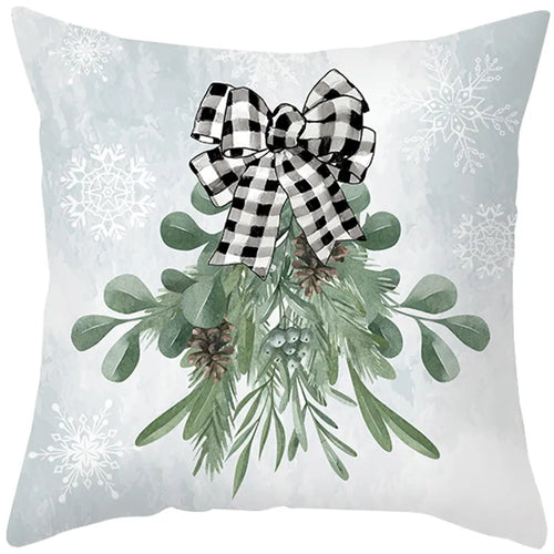 45cm Merry Christmas Cushion Cover Pillowcase 2023 Christmas