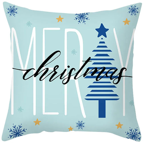 45cm Merry Christmas Cushion Cover Pillowcase 2023 Christmas