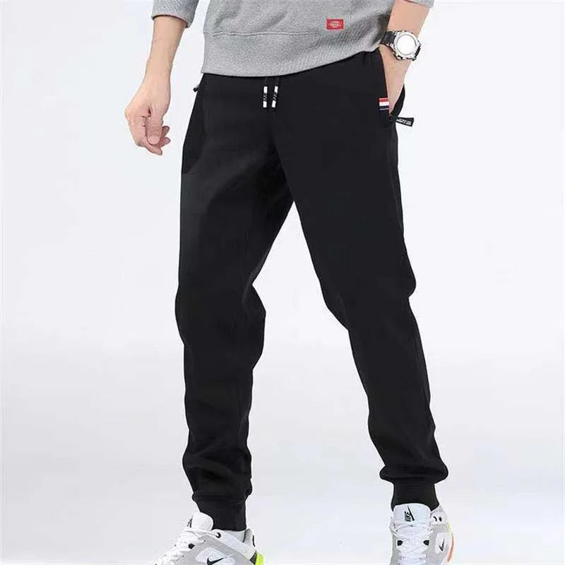 Winter Lambswool Warm Casual Pants Men's Fitness Jogging Sweatpants