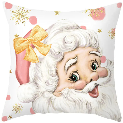 45cm Merry Christmas Cushion Cover Pillowcase 2023 Christmas
