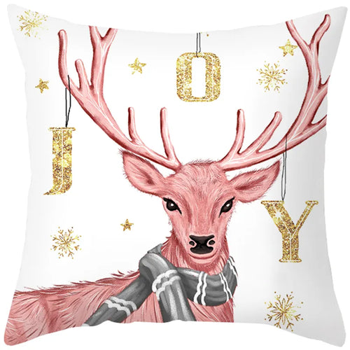 45cm Merry Christmas Cushion Cover Pillowcase 2023 Christmas