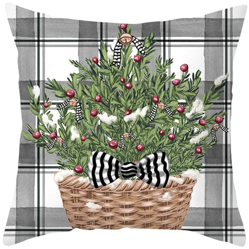 45cm Merry Christmas Cushion Cover Pillowcase 2023 Christmas