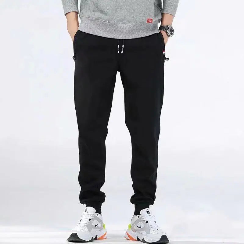 Winter Lambswool Warm Casual Pants Men's Fitness Jogging Sweatpants