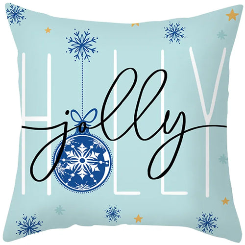 45cm Merry Christmas Cushion Cover Pillowcase 2023 Christmas